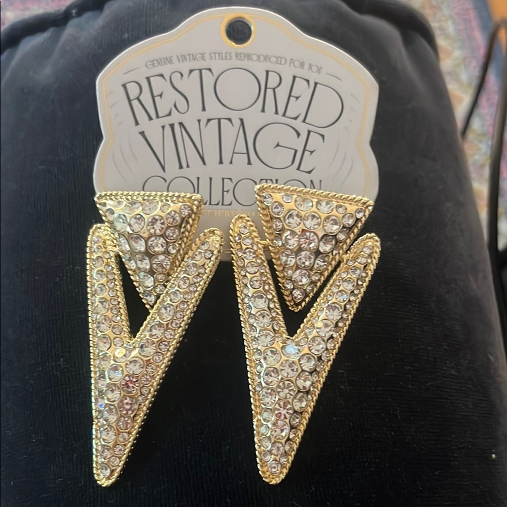 Anthropologie Restored Vontage Collection Earrings